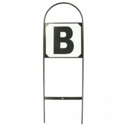 HKM Dressuurletters Set Van 8 Zwart/wit