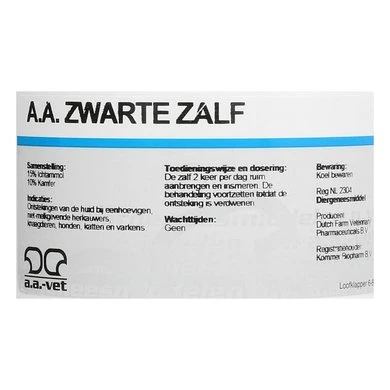 Kampher Ichtamolzalf (zwarte Zalf) 1 Kg AA 4 Kampher Ichtamolzalf (zwarte Zalf) 1 Kg AA - Afbeelding 2