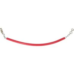 Shires Stalketting Rubber Met Ketting Rood