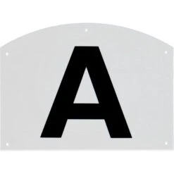 Hippotonic Manegeletters Op Plastic Steun Wit