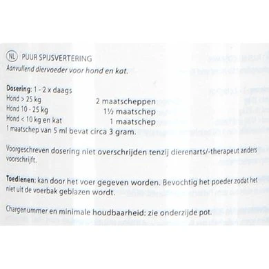 Puur Natuur Digest / Spijsvertering Hond/Kat 100g 7 Puur Natuur Digest / Spijsvertering Hond/Kat 100g - Afbeelding 5