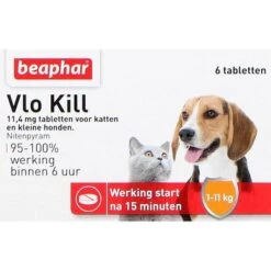 Beaphar Vlokill+ Kat En Hond Tot 11kg 6st -Huisdierbenodigdheden agradi a1074828 2.cf4822