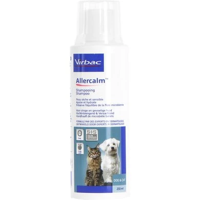 Virbac Allercalm Jeukstillende Shampoo Hond/Kat 250ml 3 Virbac Allercalm Jeukstillende Shampoo Hond/Kat 250ml