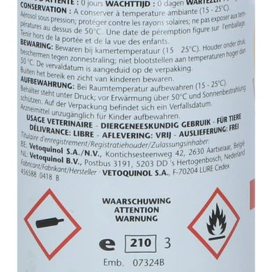 Vetoquinol Aluspray Wondverzorging 210ml 9 Vetoquinol Aluspray Wondverzorging 210ml - Afbeelding 7