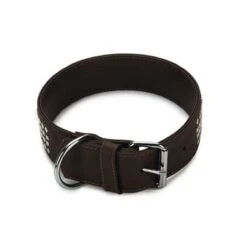 Beeztees Hondenhalsband Vintage Leer Bruin 53-59cmx50mm