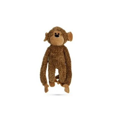 Beeztees Knuffel Monkey Vik Pluche Bruin 40x20x13cm 3 Beeztees Knuffel Monkey Vik Pluche Bruin 40x20x13cm
