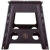 BR Opstapkrukje Kunststof Opvouwbaar Zwart 29x22x39cm