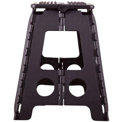 BR Opstapkrukje Kunststof Opvouwbaar Zwart 29x22x39cm 6 BR Opstapkrukje Kunststof Opvouwbaar Zwart 29x22x39cm - Afbeelding 4