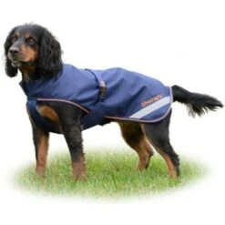 Bucas Therapy Dog Rug 150g Navy/Orange -Huisdierbenodigdheden bucas 28630 51.577a91