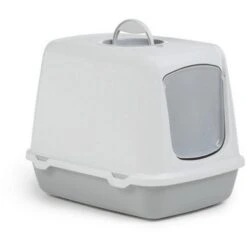 Savic Kattenbak Oscar Donkergrijs Lichtgrijs 50x37x39cm