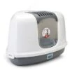 Savic Kattenbak Nestor Corner Grijs Wit 58x45x40cm -Huisdierbenodigdheden bz 0400490.2da861