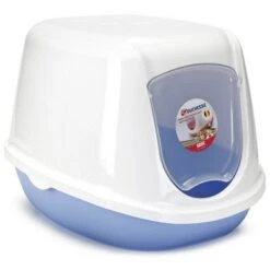 Savic Kittenbak Duchesse Blauw Wit 44x35x32cm