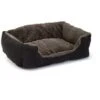 Beeztees Pluche Ligbed Baboo Kat TaupeZwart 48x37x18cm -Huisdierbenodigdheden bz 0704812.e3e729