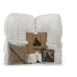 Designed By Lotte Pluche Plaid Wush Beige 150x125cm