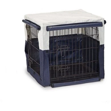 Beeztees Benchhoes Benco Beige Blauw 63x55x61cm 3 Beeztees Benchhoes Benco Beige Blauw 63x55x61cm