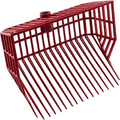 Hippotonic Mestvork Voor Zaagsel Rood 3 Hippotonic Mestvork Voor Zaagsel Rood