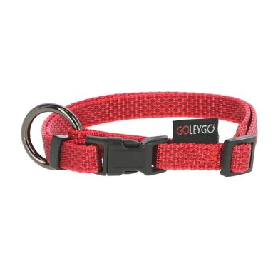 GoLeyGo Riem + Halsband 2.0 Plat Rood 7 GoLeyGo Riem + Halsband 2.0 Plat Rood - Afbeelding 5