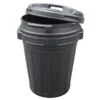 Agradi Voerton Met Draaisluiting Zwart 70L -Huisdierbenodigdheden ho 28190.cdcb70