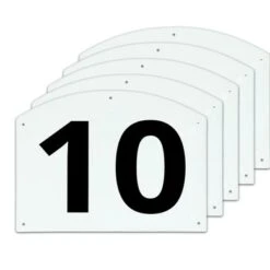 Agradi Hindernis Nummers Show Jump 10t/m15 27x20cm