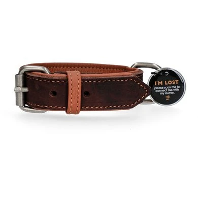 Spotted Pro! Hondenhalsband Leer Bruin 3 Spotted Pro! Hondenhalsband Leer Bruin