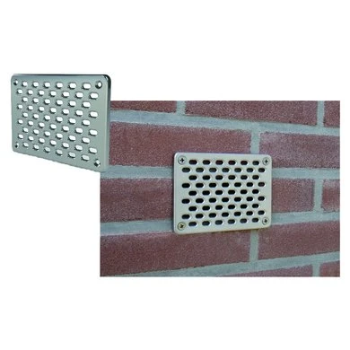 Gevelfix Voorzetrooster RVS 10x14cm 3 Gevelfix Voorzetrooster RVS 10x14cm
