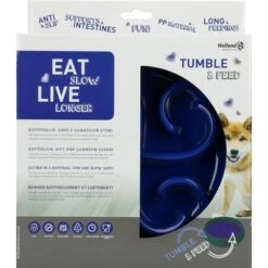 Eat Slow Live Longer Tumble Feeder Blauw 6 Eat Slow Live Longer Tumble Feeder Blauw -Huisdierbenodigdheden hof 46193.ada5cf