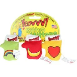 Yeowww! Catnip Kitten Mitten 3-pack