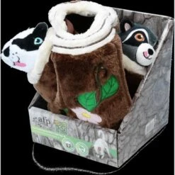 AFP Dig It Tree Trunk Burrow With 2 Cute Toys M