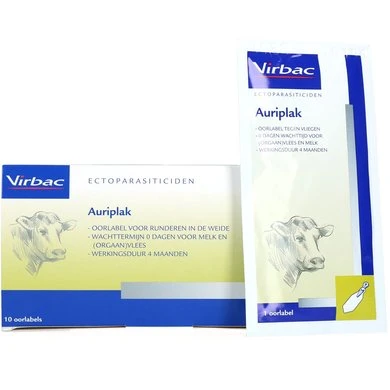 Virbac Oorlabels Anti-Vliegen Auriplak 10st 4 Virbac Oorlabels Anti-Vliegen Auriplak 10st - Afbeelding 2