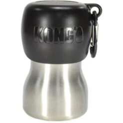 KONG Waterfles H2O RVS Zwart