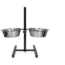 Excellent Voer En Drinkbak RVS T-Standaard