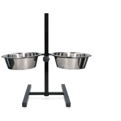 Excellent Voer En Drinkbak RVS T-Standaard 3 Excellent Voer En Drinkbak RVS T-Standaard