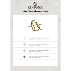 Kentucky Harnas Loop Lichtblauw -Huisdierbenodigdheden kd size chart harness loop.99f7cb 1