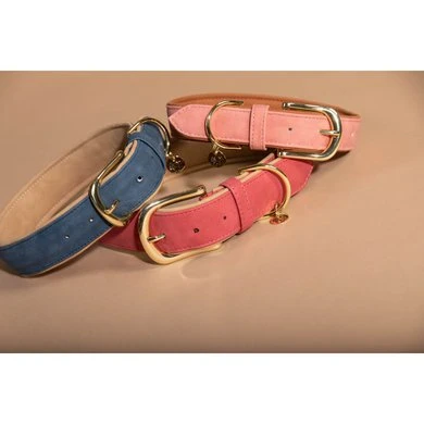 Kentucky Hondenhalsband Soft Vegan Leather Navy/Beige 7 Kentucky Hondenhalsband Soft Vegan Leather Navy/Beige - Afbeelding 5