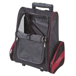 Kerbl Trolley Vacation Zwart/Rood 42x25x55 -Huisdierbenodigdheden ke 805962.762570