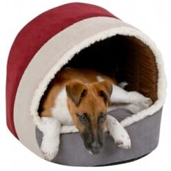 Kerbl Knuffelhol Amelie Bordeaux/Antraciet 35x33x32cm -Huisdierbenodigdheden ke 812713.6edb59