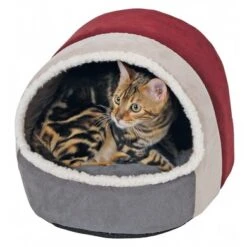 Kerbl Knuffelhol Amelie Bordeaux/Antraciet 35x33x32cm -Huisdierbenodigdheden ke 812714.0d3811