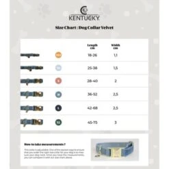 Kentucky Halsband Pied-de-Poule Bruin -Huisdierbenodigdheden kentucky 42544 maattabel.80b97b