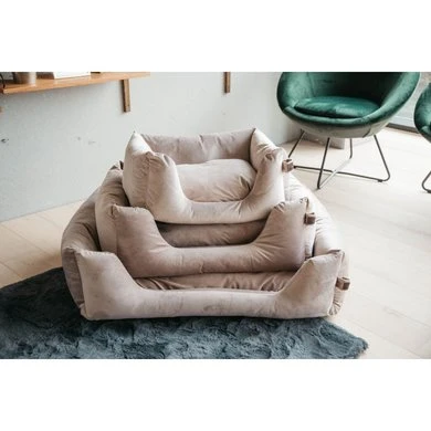 Kentucky Hondenbed Velvet Beige 3 Kentucky Hondenbed Velvet Beige