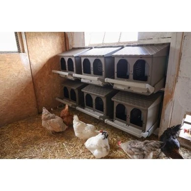 Kerbl Legnest Dubbel L52 X B59 X H53cm 8 Kerbl Legnest Dubbel L52 X B59 X H53cm - Afbeelding 6