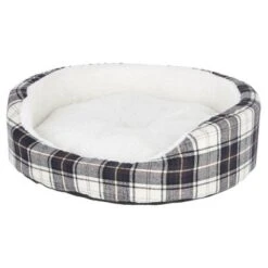 Kerbl Knuffelbed Milky Zwart/Wit