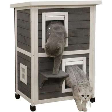 Kerbl Kattenhuis Family 57x55x80cm 6 Kerbl Kattenhuis Family 57x55x80cm - Afbeelding 4