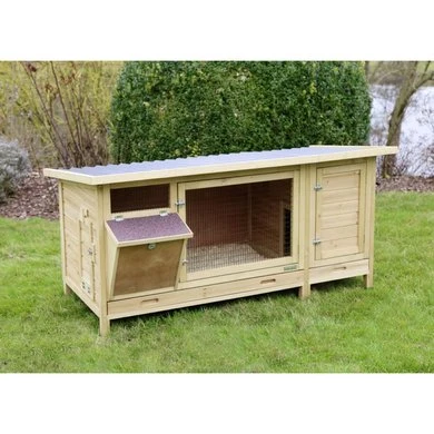 Kerbl Konijnenhok XXL Vario 155x76x80cm 3 Kerbl Konijnenhok XXL Vario 155x76x80cm