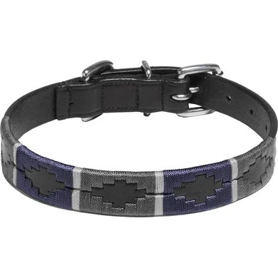 Kieffer Hondenhalsband Buenos Aires Zwart/Grijs/Blauw 3 Kieffer Hondenhalsband Buenos Aires Zwart/Grijs/Blauw