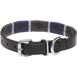 Kieffer Hondenhalsband Buenos Aires Zwart/Grijs/Blauw 5 Kieffer Hondenhalsband Buenos Aires Zwart/Grijs/Blauw -Huisdierbenodigdheden kieffer 538 a buenos aires hundehalsband dogcollar black chrome 3.fe810a