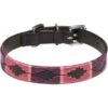 Kieffer Hondenhalsband Buenos Aires Zwart/Bordeaux/Roze -Huisdierbenodigdheden kieffer 538 b buenos aires hundehalsband dogcollar black chrome 2.8806e0