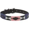 Kieffer Hondenhalsband Buenos Aires Zwart/Blauw/Roze -Huisdierbenodigdheden kieffer 538 d buenos aires hundehalsband dogcollar black chrome 2.e857b5