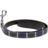 Kieffer Hondenriem Buenos Aires Zwart/Grijs/Blauw 160cm -Huisdierbenodigdheden kieffer 539 a buenos aires hundeleine doglead black chrome 2.77473b