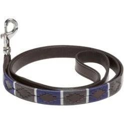 Kieffer Hondenriem Buenos Aires Bruin/Grijs/Blauw 160cm