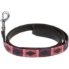Kieffer Hondenriem Buenos Aires Zwart/Bordeaux/Roze 160cm -Huisdierbenodigdheden kieffer 539 b buenos aires hundeleine doglead black chrome 2.7b2e59